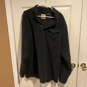 Redhead fuzzy pullover